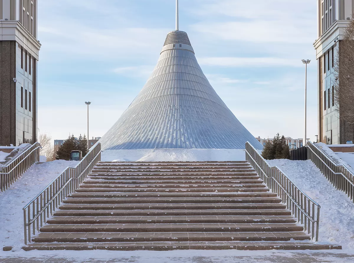 Study in Kazakhstan – Best Universities & Study Abroad Costs Iconic landmark in Kazakhstan, representing the country's rich history and cultural heritage.