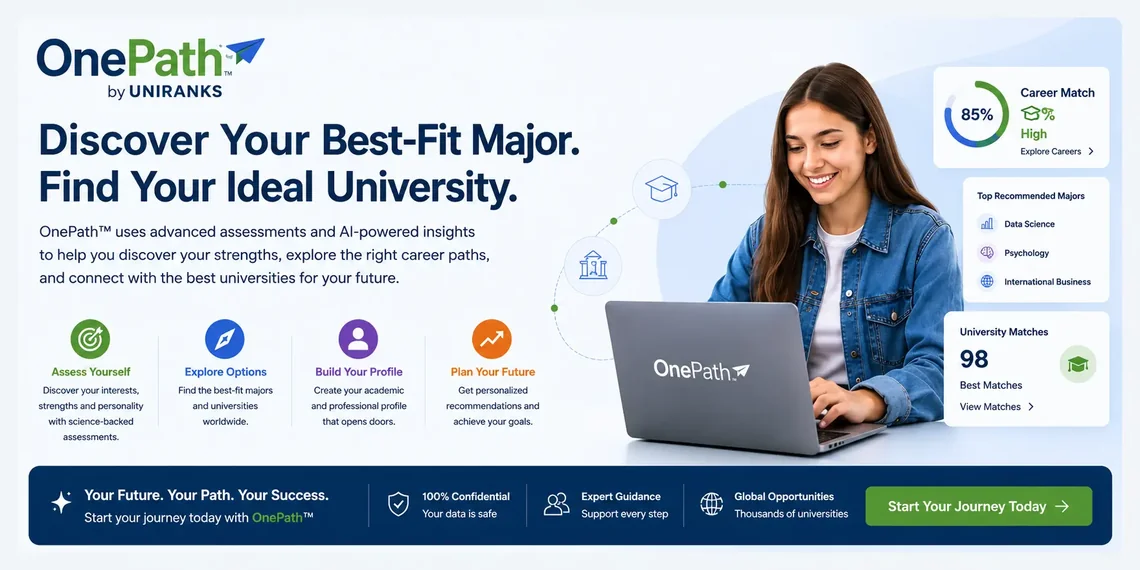 Discover your best-fit major with OnePath